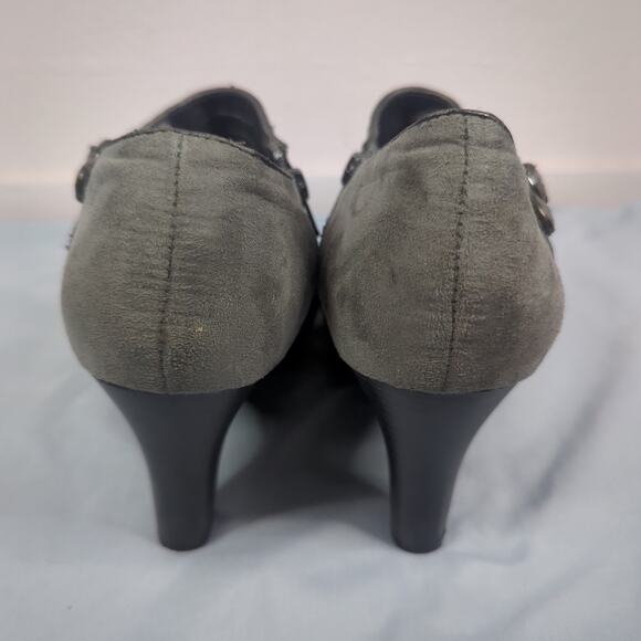 Solesensibility Karine Grey Memory Foam Heel Ankle Booties Womens Size 8.5 - Picture 5 of 8